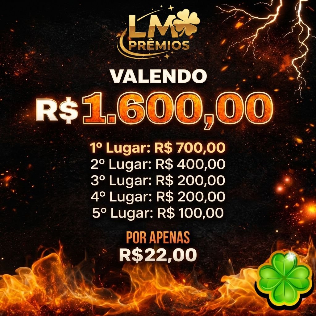  VALENDO R$1.600 2° EDIÇÃO!